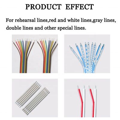 Máquina automática de enxaguar terminais de cabos de fita plana de 22AWG 2P 4P 6P 8P 10P 12P 20Pin