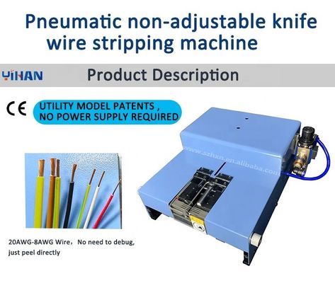 400*370*200mm Stripper para Multi-Core Wire Pneumatic Peeling Machine SEO Amigável