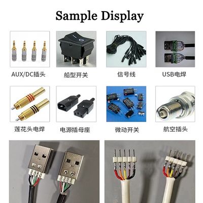 Máquina de solda YH-6520 Cable de carregador móvel automático USB Tipo C Máquina de fabricação de cabo de dados para iPhone