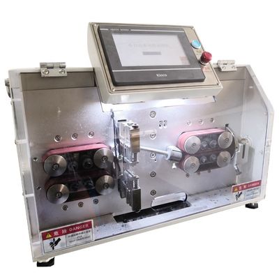 Máquina de descascar e cortar cabos revestidos para cabos de 120 kg comprimento de descolagem 1-120 mm