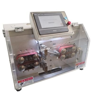 Máquina de descascar e cortar cabos revestidos para cabos de 120 kg comprimento de descolagem 1-120 mm