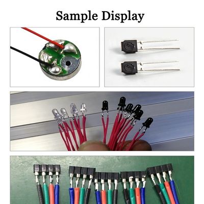 Máquina de soldar resistores LED de cabo de dados USB elétrico semiautomático para lâmpadas de banda de LED
