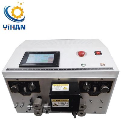 YH-900-08 Máquina automática de cortar e cortar fios com ecrã táctil para suporte on-line