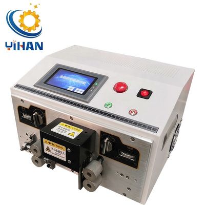 YH-900-08 Máquina automática de cortar e cortar fios com ecrã táctil para suporte on-line