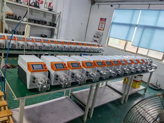 1-9 Camada RG58 Máquina de extração de fios de cabo micro-coaxial para operação semiautomática