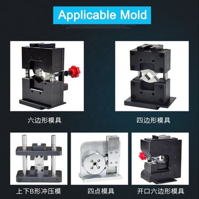 2.5-50mm2 Máquina de trituração de terminais a accionamento hidráulico e pneumático para semi-automática