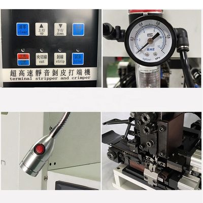 15KN Crimping Stripping Terminal Crimping Machine com funções de stripping e crimping