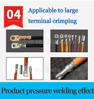 240mm2 Wire Range Servo Motor Drive Hexagon Shape Terminal Crimping Die Machine Projetado