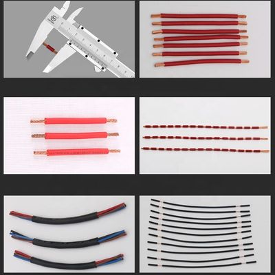 Máquina de cortar fios de cabo com múltiplos núcleos com comprimento de descolagem de 0-100 mm e 0-80 mm