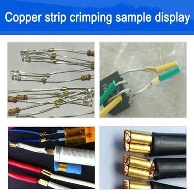 Joint Silent Electric Mute Copper Belt Crimp Machine para carga de 50 kg e faixa de 2,0 mm