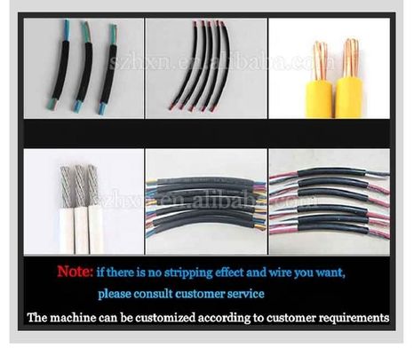 Descascamento e corte de fios de revestimento de camada de isolamento de PVC com tamanho 450*550*400 mm