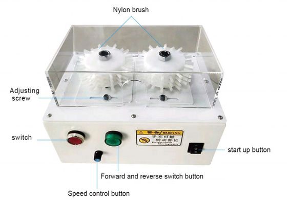 Máquina de escovagem de arame com motor de 10W com capacidade de enrolar arame trançado