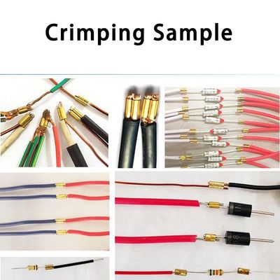 2/4/6/8mm Mute Copper Belt Crimping Splicing Machine com e 1,8T Pressing Capacity