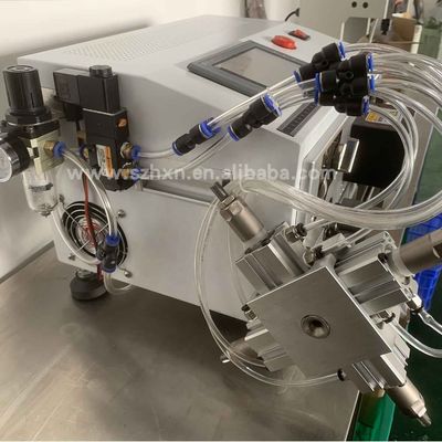 Máquina de corte multi-segmento para descascar a parte da frente e traseira