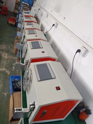 Máquina de aglutinação de cabos por enrolamento de cabos para um diâmetro de aglutinação de 15 a 50 mm e para aglutinação de cabos