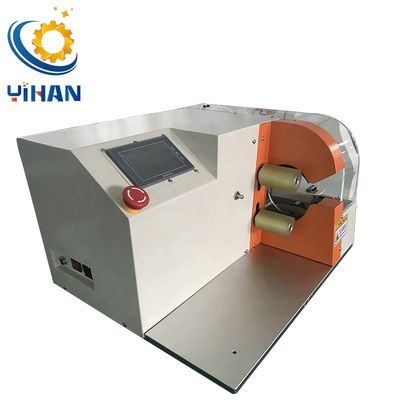 Máquina automática de enrolar fita de arnês de cabo com opções de diâmetro interno de 32 ou 38 mm
