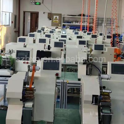 Máquina de enrolar fita de PVC contínua de fio elétrico de largura de fita multifuncional de 15-45 mm