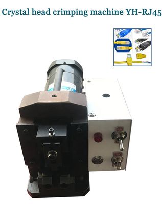 Máquina de prensagem e de enxaguamento de 25 mm para conector de cabeça de cristal RJ12 4P4C