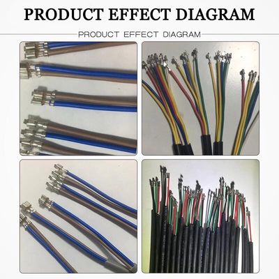 Máquina de desmontagem de cabos de envelopamento multicore e de desmontagem de terminais para 290*350*660 cabos