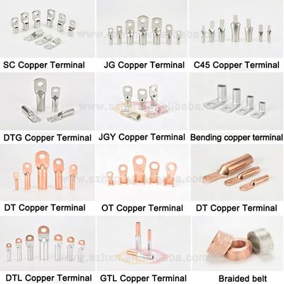 Linha de ligação de cobre OT-200A DT Terminal de nariz aberto